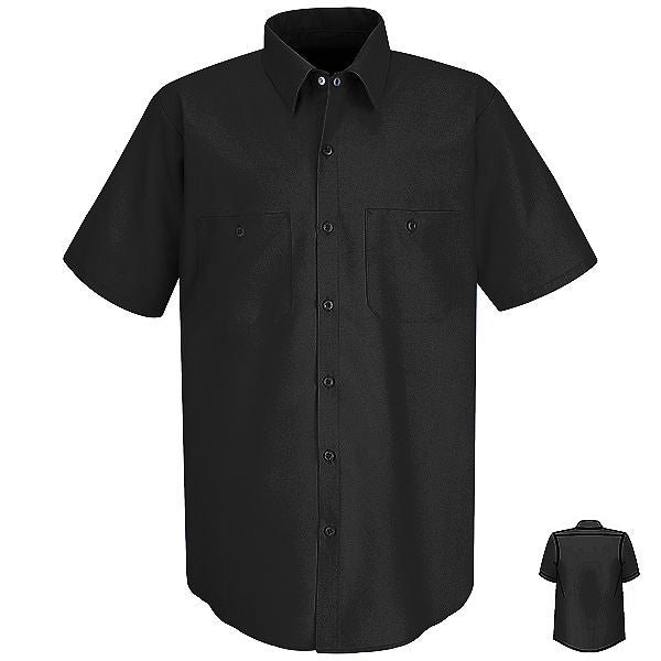 Red Kap SP24 Men's Solid Color Short Sleeve Industrial Work Shirt