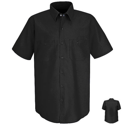 Red Kap SP24 Men's Solid Color Short Sleeve Industrial Work Shirt