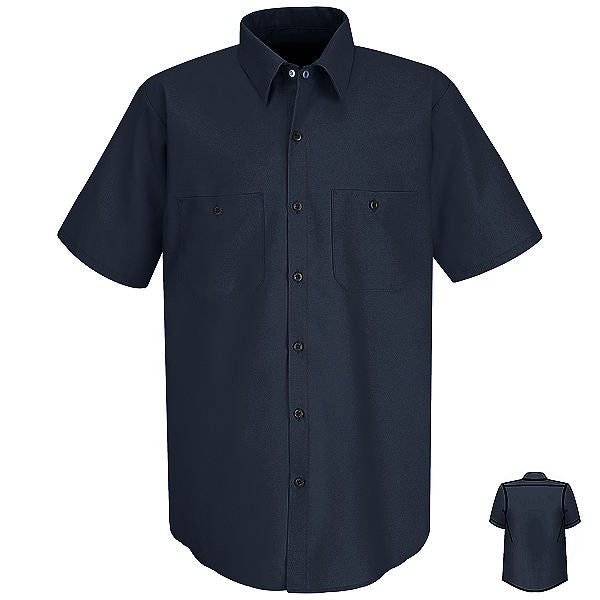 Red Kap SP24 Men's Solid Color Short Sleeve Industrial Work Shirt