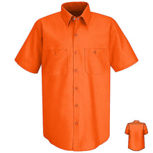 Load image into Gallery viewer, Red Kap SP24 Men&#39;s Solid Color Short Sleeve Industrial Work Shirt
