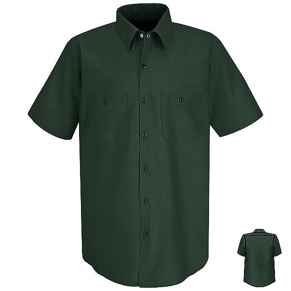 Red Kap SP24 Men's Solid Color Short Sleeve Industrial Work Shirt