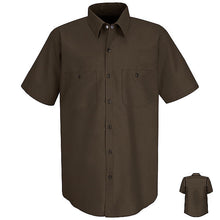 Load image into Gallery viewer, Red Kap SP24 Men&#39;s Solid Color Short Sleeve Industrial Work Shirt
