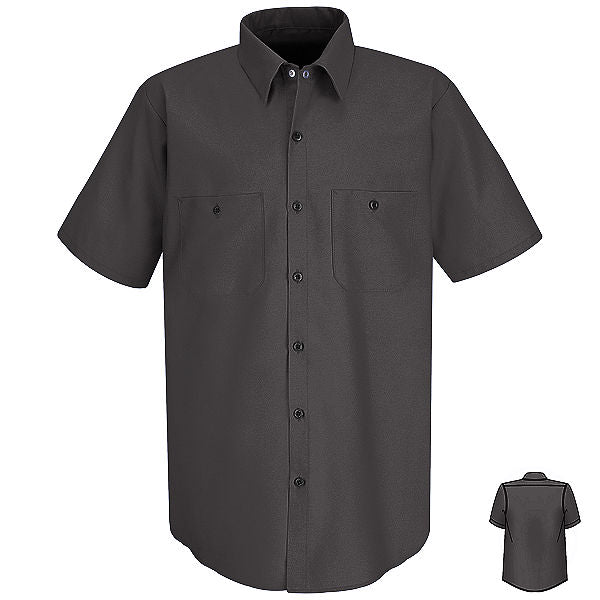 Red Kap SP24 Men's Solid Color Short Sleeve Industrial Work Shirt