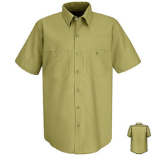 Load image into Gallery viewer, Red Kap SP24 Men&#39;s Solid Color Short Sleeve Industrial Work Shirt
