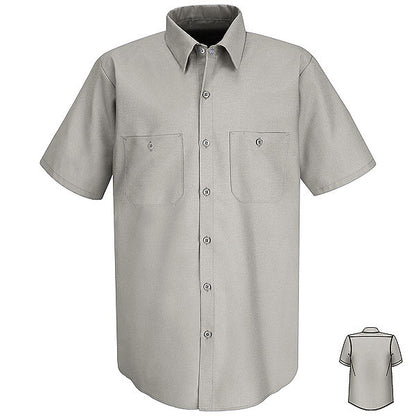 Red Kap SP24 Men's Solid Color Short Sleeve Industrial Work Shirt