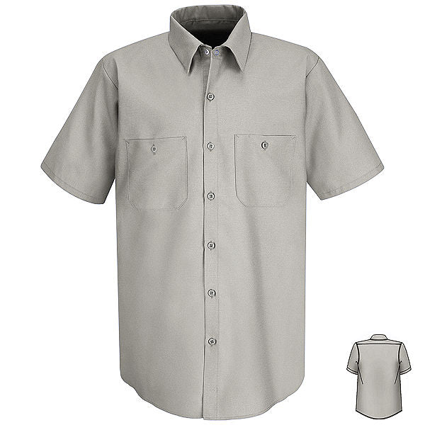 Red Kap SP24 Men's Solid Color Short Sleeve Industrial Work Shirt