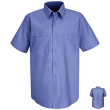 Load image into Gallery viewer, Red Kap SP24 Men&#39;s Solid Color Short Sleeve Industrial Work Shirt
