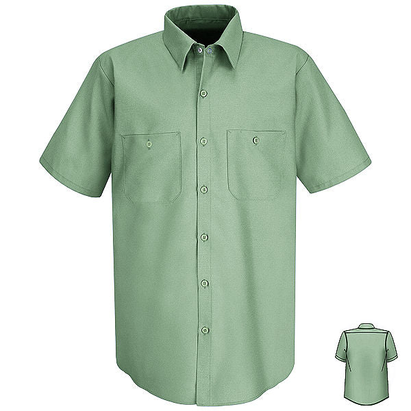 Red Kap SP24 Men's Solid Color Short Sleeve Industrial Work Shirt