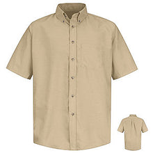 Load image into Gallery viewer, Red Kap SP80 Men&#39;s Short Sleeve Button-Down Poplin Shirt
