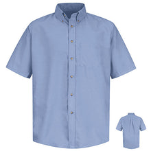 Load image into Gallery viewer, Red Kap SP80 Men&#39;s Short Sleeve Button-Down Poplin Shirt
