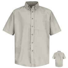 Load image into Gallery viewer, Red Kap SP80 Men&#39;s Short Sleeve Button-Down Poplin Shirt
