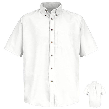 Red Kap SP80 Men's Short Sleeve Button-Down Poplin Shirt