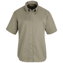 Load image into Gallery viewer, Red Kap SP81 Womens Short Sleeve Button-Down Poplin Dress Shirt
