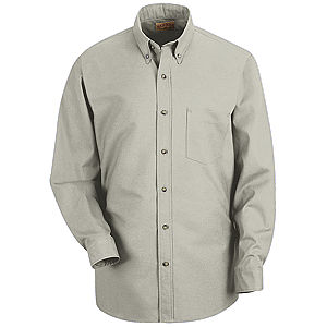 Red Kap SP90 Men's Long Sleeve Button-Down Poplin Shirt