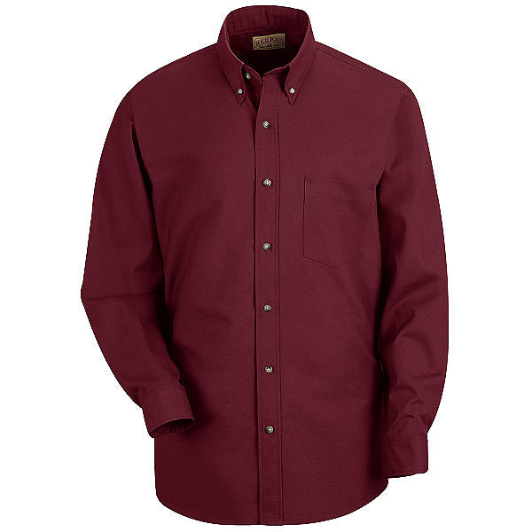 Red Kap SP90 Men's Long Sleeve Button-Down Poplin Shirt