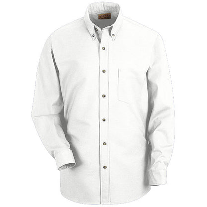 Red Kap SP90 Men's Long Sleeve Button-Down Poplin Shirt