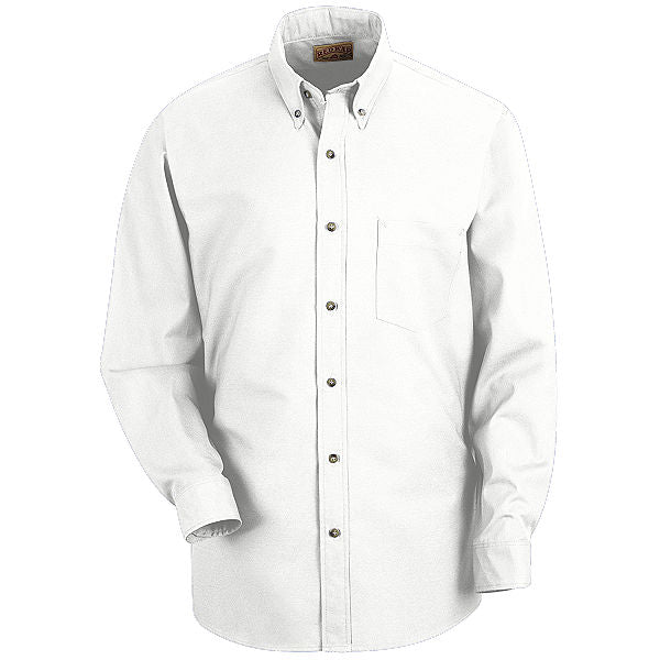 Red Kap SP90 Men's Long Sleeve Button-Down Poplin Shirt
