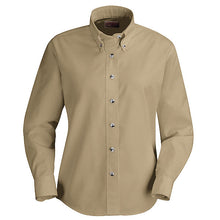 Load image into Gallery viewer, Red Kap SP91 Womens Long Sleeve Button-Down Poplin Dress Shirt
