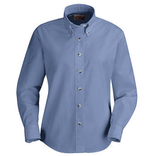 Load image into Gallery viewer, Red Kap SP91 Womens Long Sleeve Button-Down Poplin Dress Shirt
