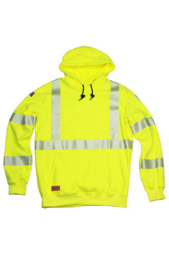 Drifire FR SWSHEC3 Flame Resistant Hi-Vis Pullover Hoody Sweatshirt - Type R Class 3 (CAT 2 - 19 cal)