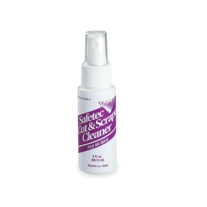 Safetec 53000 First Aid Cut and Scrape Cleaner Spray 2 oz Bottles (case)