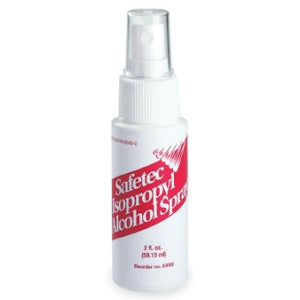 Safetec 53002 First Aid Isopropyl Alcohol Spray 2 oz Bottles (case)