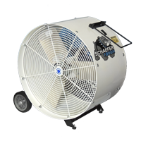 Schaefer VKM24-O Versa-Kool 24" Mobile Drum Fan with OSHA Guards