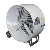 Schaefer Versa-Kool VKM36 36" Mobile Mobile Drum Fan - White (VKM-36) or Black (VKM-36-B)