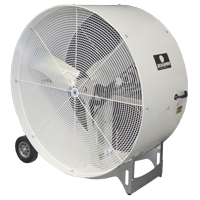 Schaefer VKM42-2-O 42" Versa-Kool 2-Speed Mobile Drum Fan with OSHA Guards - White (VKM42-2-O) or Black ( (VKM42-2-B-O)