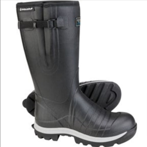 Skellerup FQX1 Quatro Insulated Extreme 16" Rubber Farm Boots - Black