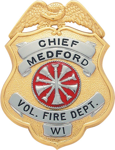 Smith & Warren S140 Volunteer Fire Badge