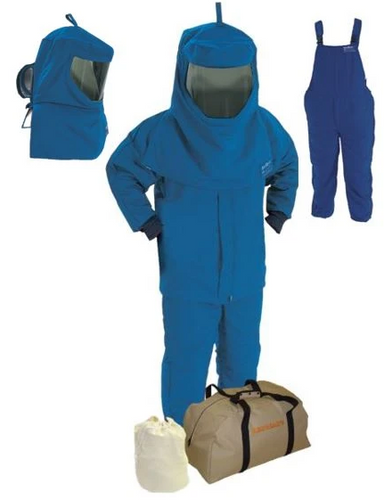 Steel Grip AGW40KA-JB-x Arc Flash Kit - Short Coat, Bib Overalls, Hood, Air Kit (HRC 4 - 40 cal)