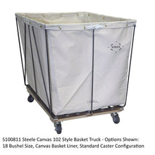 Load image into Gallery viewer, Steele Canvas 102 Utility Basket Truck - Laundry Cart
