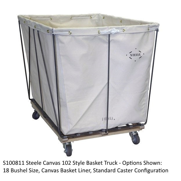 Steele Canvas 102 Utility Basket Truck - Laundry Cart