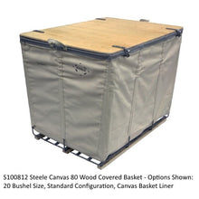 Load image into Gallery viewer, Steele Canvas 80 Wood Covered Utility Basket
