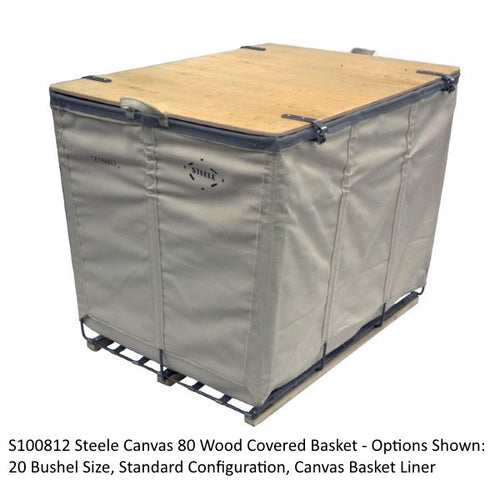 Steele Canvas 80 Wood Covered Utility Basket