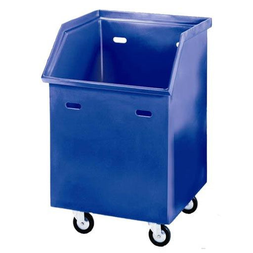 Steele Canvas 1640 Polyethylene Squared Laundry Cart for Soiled Linen