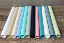 Load image into Gallery viewer, Breakaway Shower Curtains with See-Thru Modesty Top and Bottom
