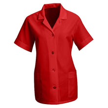 Load image into Gallery viewer, Red Kap TP23 Women&#39;s Loose Fit Short Sleeve Button Front Smock
