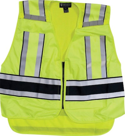 United Uniforms UM127 ANSI 207-2011 Ripstop High Visibility Safety Vest
