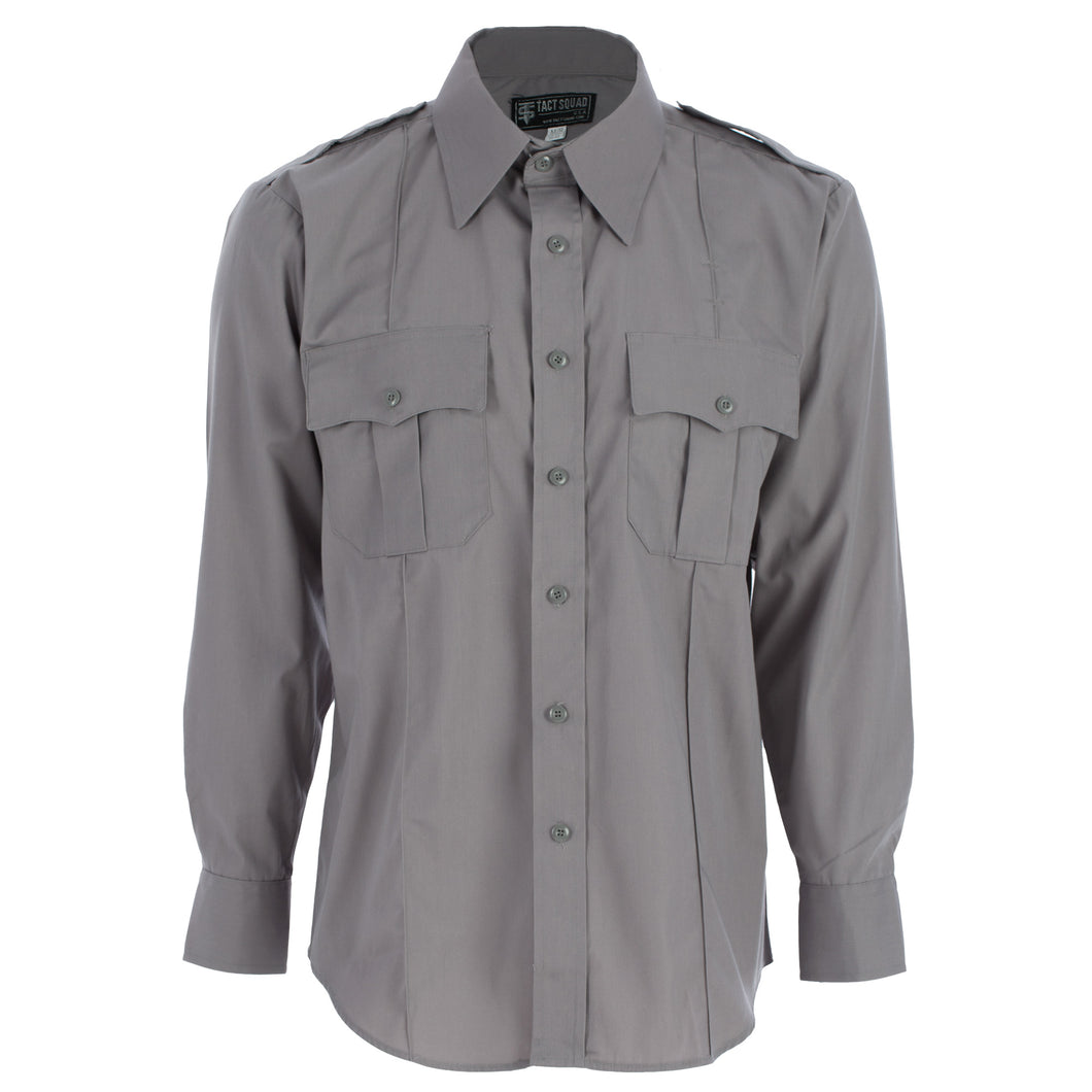 Tact Squad 8003 Tropical Weave Long Sleeve Public Safety Shirt - Polycotton