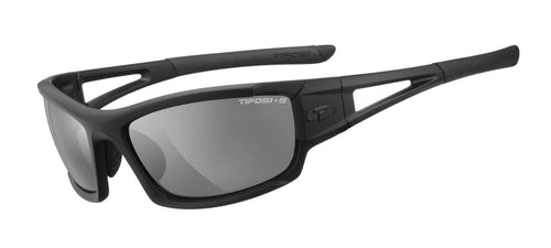 Tifosi Dolomite 2.0 Tactical Sunglasses - Matte Black Frame - Smoke-HC Red-Clear Lenses