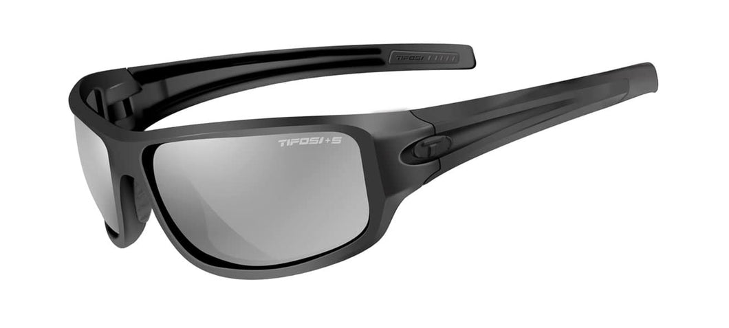 Tifosi Bronx Sunglasses - Matte Black Frame - Smoke Lenses