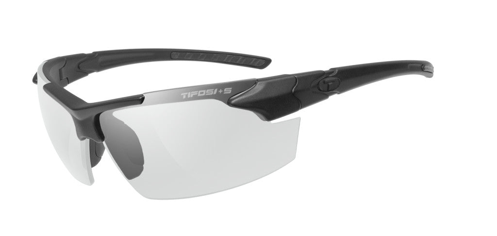 Tifosi Jet FC Tactical Sunglasses - Matte Black Frame - Clear Lenses