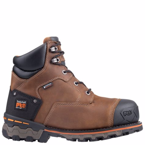 Timberland PRO 92673 Men's Boondock Composite Safety Toe Waterproof Work Boots - Brown