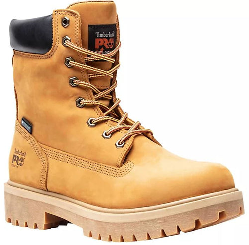 Timberland PRO 26002 Mens Direct Attach Steel Safety Toe Waterproof Work Boots - Wheat