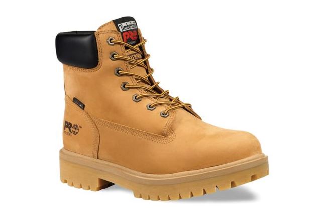Timberland PRO 65016 Mens Direct Attach Steel Safety Toe Waterproof Work Boots - Tan