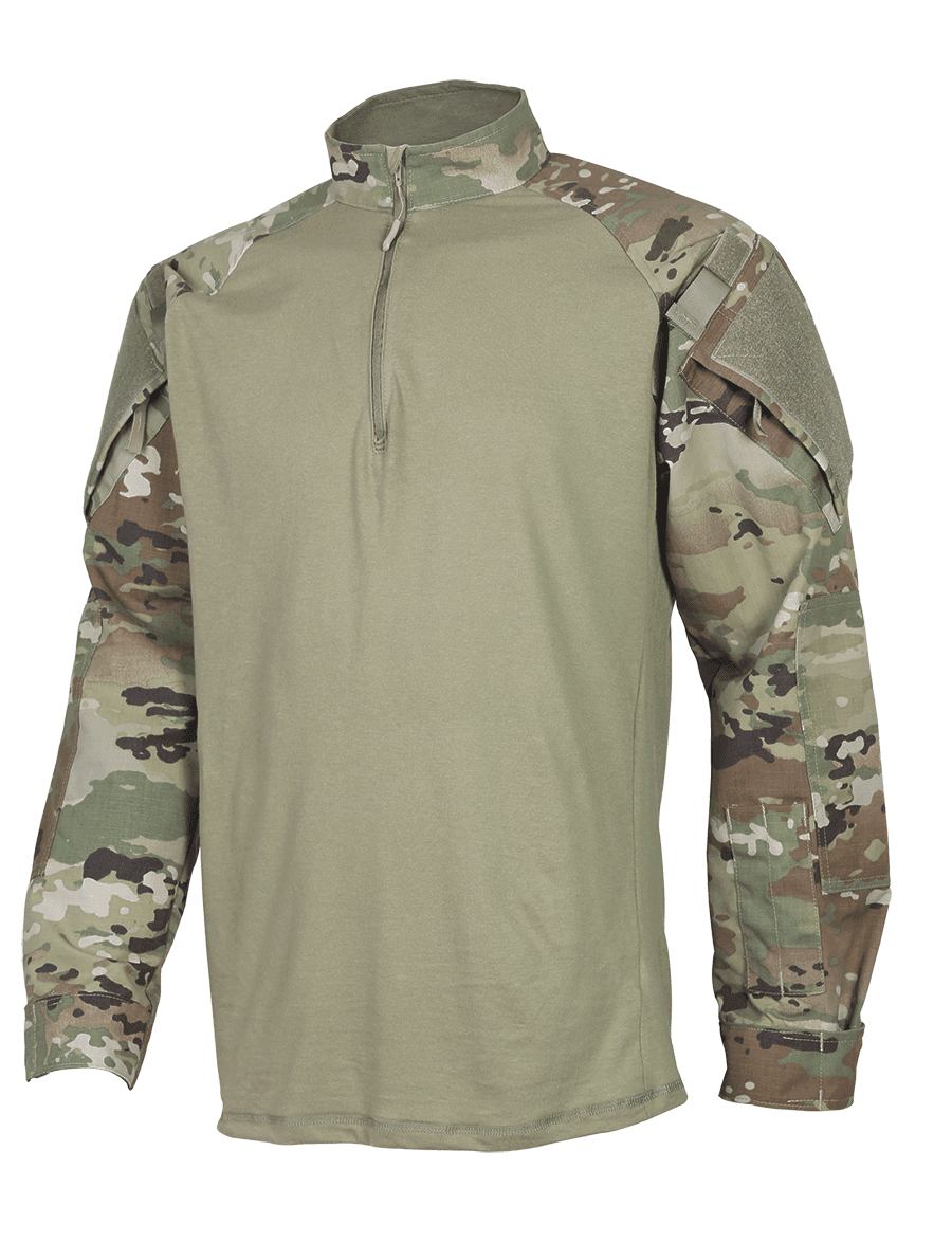 Tru-Spec Army Combat Uniform Quarter Zip Shirt - ACU Scorpion OCP