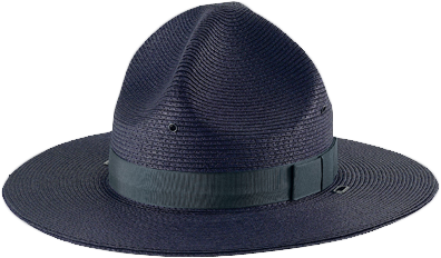 W. Alboum Campaign Style Straw Hat