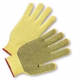 PIP 35KD Seamless Knit DuPont Kevlar Glove with PVC Dot Grip - Light Weight (Dozen)